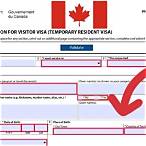 canadian visa lottery application form